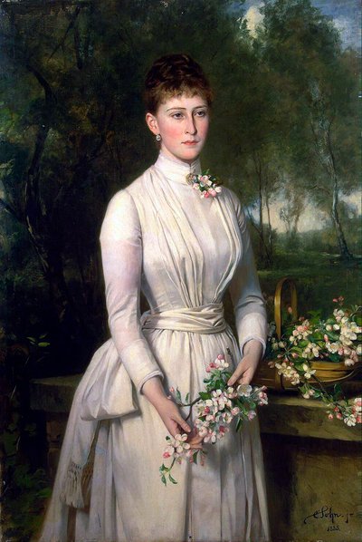 Portrait de la grande-duchesse Elizaveta Fyodorovna, 1885 - Carl Rudolph Sohn