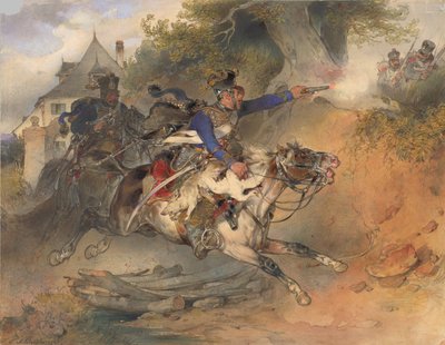 Le hussard fourrageur - Carl Schindler
