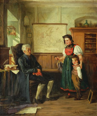 Entrée dans le cabinet, 1862 - Carl Schlosser