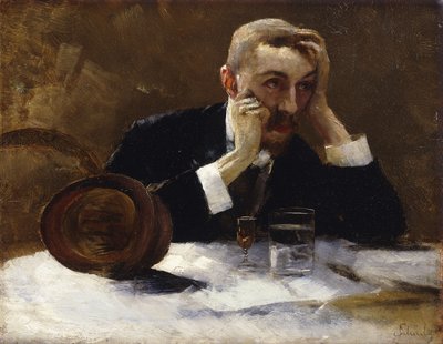 Autoportrait tardif - Carl Schuch
