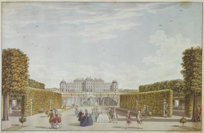 Vienne, Belvédère supérieur / Schütz - Carl Schütz