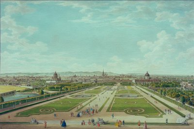 Vienne, vue depuis le Belvédère supérieur - Carl Schütz