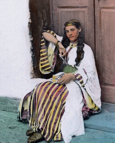 Maroc, jeune fille marocaine, vers 1910 - Carl Simon