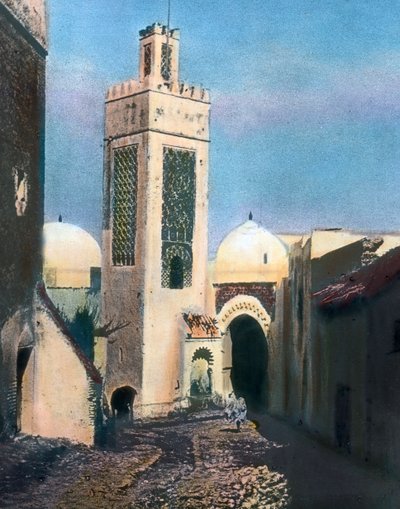 Nord du Maroc, Tétouan, minaret de la mosquée Sidi Saidi, date de l