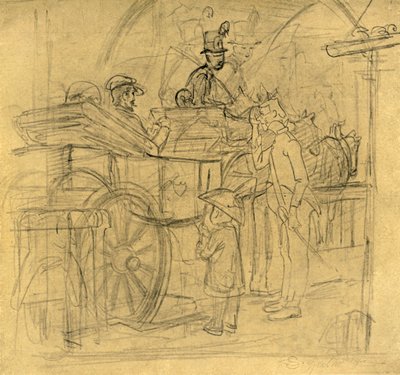 En voyage, milieu-fin 19ème siècle, vers 1924 - Carl Spitzweg