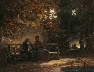 Promeneurs se reposant - Carl Spitzweg