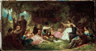 Le pique-nique - Carl Spitzweg