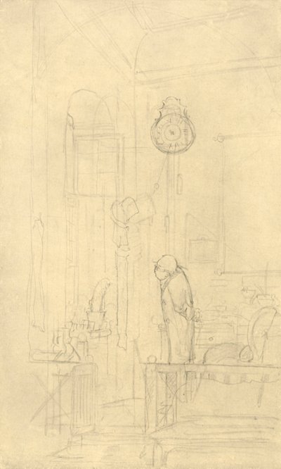 Der Kaktusfreund, milieu-fin 19ème siècle, c1924 - Carl Spitzweg