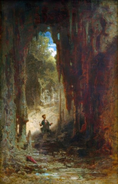 Le minéralogiste dans la grotte - Carl Spitzweg