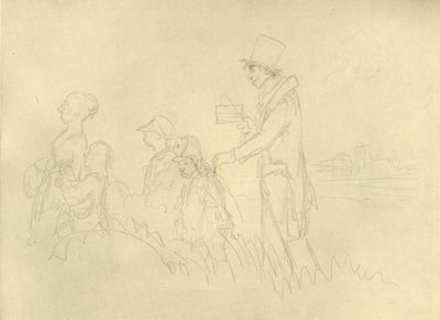 Der jüdische Magister, milieu-fin du XIXe siècle, vers 1924 - Carl Spitzweg