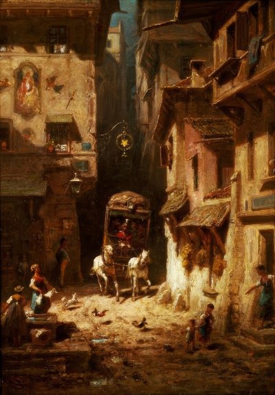 La poste - Carl Spitzweg