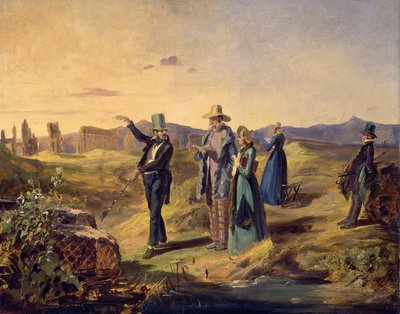 Anglais dans la Campagne romaine - Carl Spitzweg