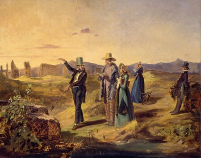 Anglais dans la Campagne, vers 1835 - Carl Spitzweg