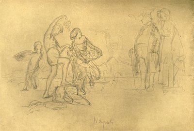 Étrangers en Italie, milieu-fin du 19ème siècle, vers 1924 - Carl Spitzweg