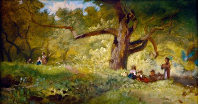 Dans la forêt - Carl Spitzweg