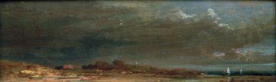 Paysage au bord du lac – Paysage du Chiemsee - Carl Spitzweg