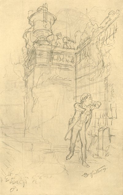 Malvolios Enkel, milieu-fin 19ème siècle, vers 1924 - Carl Spitzweg