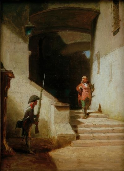Serenissimus (Il arrive) - Carl Spitzweg