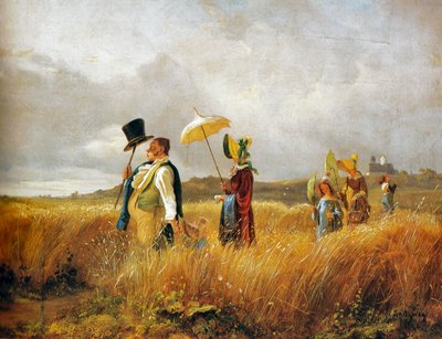 Promenade dominicale - Carl Spitzweg