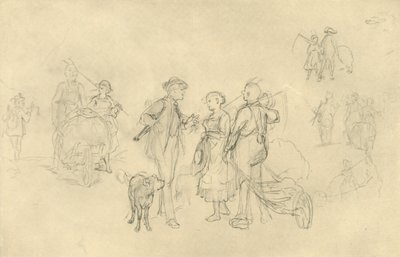 Rendez-vous convenu, milieu-fin du 19e siècle, c1924 - Carl Spitzweg