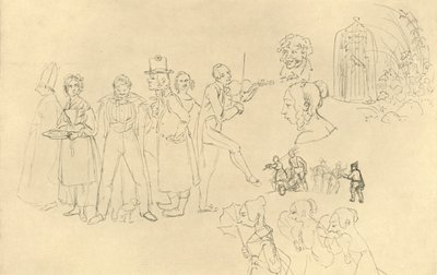 Verschiedene Typen - Carl Spitzweg