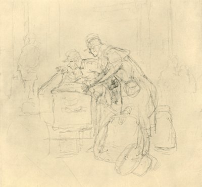 Zollvisitation II, milieu-fin du 19ème siècle, vers 1924 - Carl Spitzweg