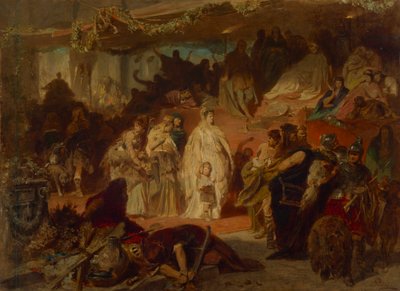 Thusnelda dans le triomphe de Germanicus - Carl Theodor von Piloty