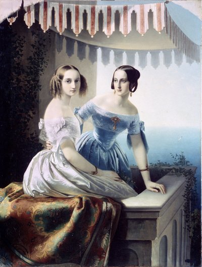 Portrait des grandes duchesses Marie Nikolaievna de Russie - Carl Timoleon von Neff