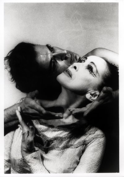 Martha Graham (1894-1991) et Bertram Ross (1920-2003) dans "Visionary Recital", 27 juin 1961 (épreuve gélatino-argentique) - Carl Van Vechten