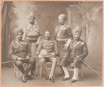 Officiers indiens du Roi, 1906 - Carl Vandyk