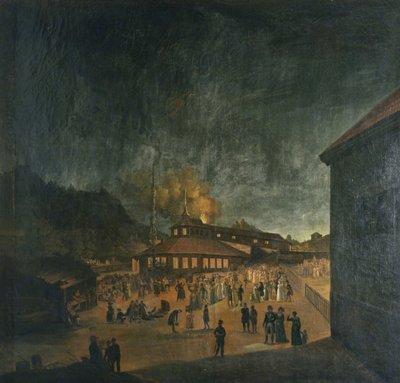 Célébration nationale à Bærum Jernverk (usine de fer) Midsummer - Carl Vogt