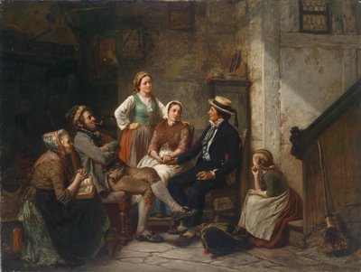 Retour du jeune marin - Carl Wilhelm Huebner