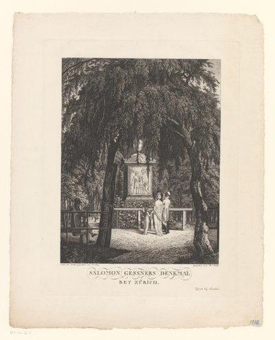 Monument pour Salomon Gessner près de Zurich - Carl Wilhelm Kolbe (I)