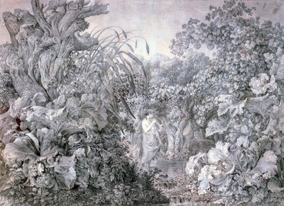 Une fille dans le bois de Weidenau, vers 1777-1835 - Carl Wilhelm Kolbe the elder