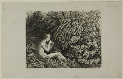 Jeune homme jouant des flûtes de Pan - Carl Wilhelm Kolbe, the elder
