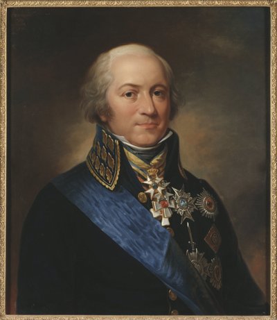 Portrait du comte Carl Johan Adlercreutz, général suédois - Carl Wilhelm Nordgren