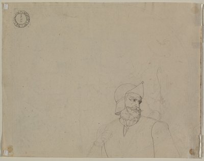 Soldat dans un paysage - Carl Wilhelm Tischbein