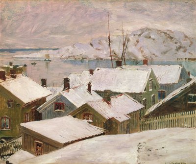 Fiskebackskil en hiver - Carl Wilhelm Wilhelmson