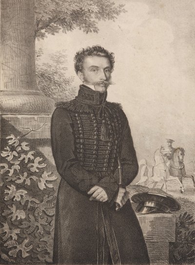 Portrait du Comte Paul Khristoforovich Grabbe 1789-1875, années 1820 - Carl von Hampeln