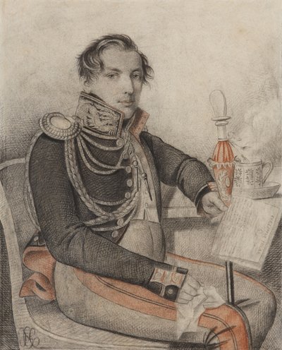 Portrait du comte Pyotr Petrovich Konovnitsyn, début des années 1820 - Carl von Hampeln