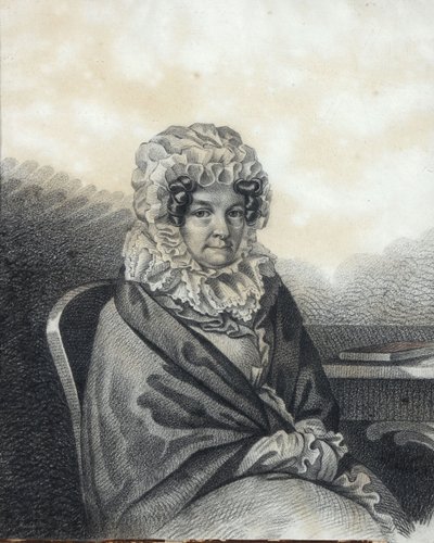 Portrait de Kleopatra Petrovna Nashchokina 1767-1828, née Nelidova, années 1820 - Carl von Hampeln