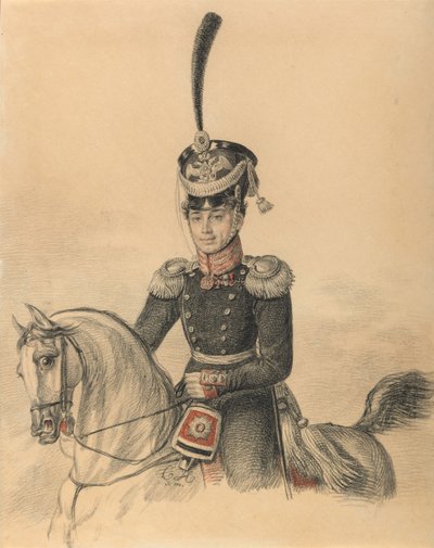 Portrait de Nikolay Alexandrovich Islenyev 1785-1851, fin des années 1810 - Carl von Hampeln