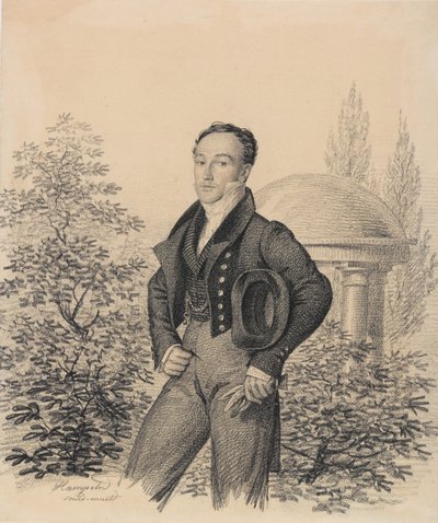 Portrait de Nikolay Alexandrovich Kokoshkin 1792-1873, début des années 1820 - Carl von Hampeln