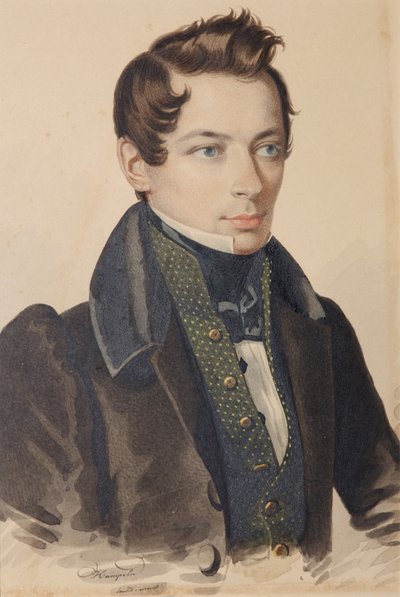 Portrait de Sergei Fyodorovich Plautin - Carl von Hampeln