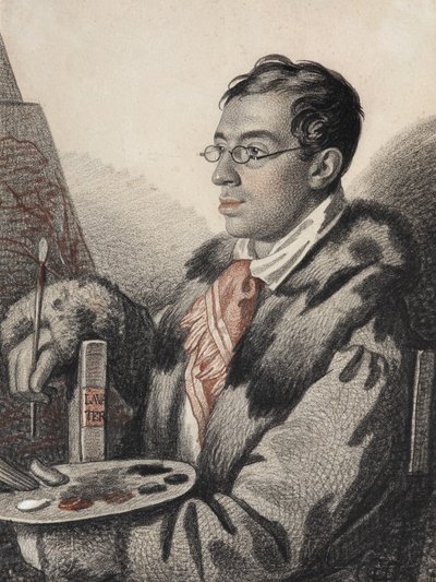 Autoportrait, 1820-1823 - Carl von Hampeln