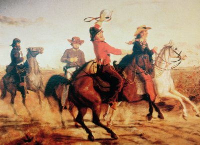 Les Texas Rangers de Terry, vers 1845 - Carl von Iwonski