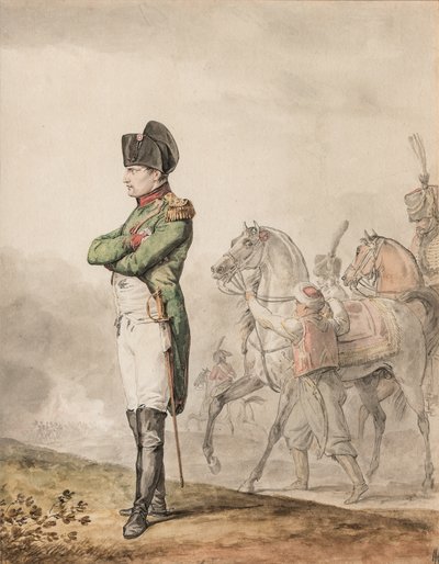 Empereur Napoléon Bonaparte I (1769-1821) à Austerlitz - Carle (attr. to) Vernet