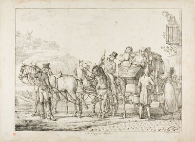 Voyageurs Anglais - Carle Vernet