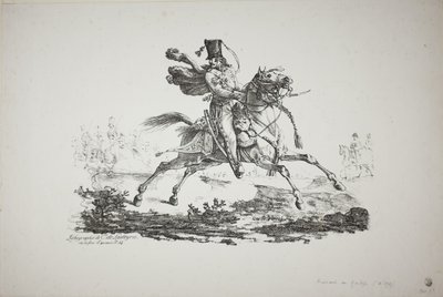 Hussard au galop - Carle Vernet
