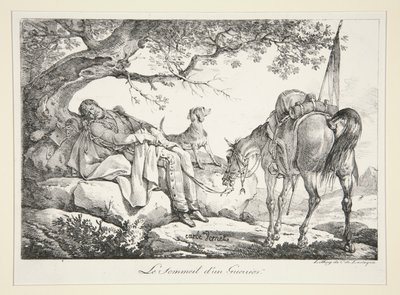 Le sommeil d - Carle Vernet